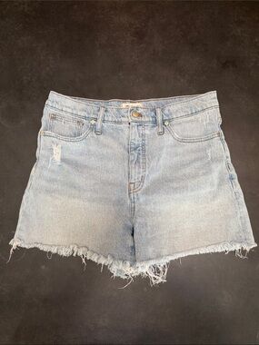 Madewell high-rise denim shorts